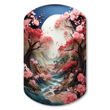 Asian Art Zen Garden V - Asymmetric Metal Wall Art