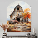 Barns Rustic Charm IX - Asymmetric Metal Wall Art