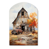 Barns Rustic Charm IX - Asymmetric Metal Wall Art