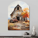 Barns Rustic Charm IX - Asymmetric Metal Wall Art