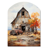 Barns Rustic Charm IX - Asymmetric Metal Wall Art