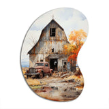 Barns Rustic Charm IX - Asymmetric Metal Wall Art