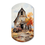 Barns Rustic Charm IX - Asymmetric Metal Wall Art