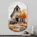 Barns Rustic Charm IX - Asymmetric Metal Wall Art