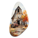 Barns Rustic Charm IX - Asymmetric Metal Wall Art