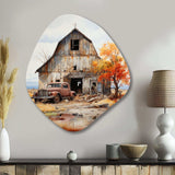 Barns Rustic Charm IX - Asymmetric Metal Wall Art