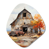 Barns Rustic Charm IX - Asymmetric Metal Wall Art