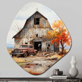 Barns Rustic Charm IX - Asymmetric Metal Wall Art