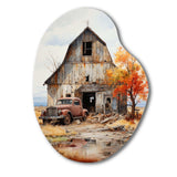 Barns Rustic Charm IX - Asymmetric Metal Wall Art