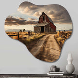 Barns Rustic Charm II - Asymmetric Metal Wall Art