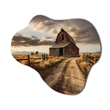 Barns Rustic Charm II - Asymmetric Metal Wall Art