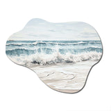 Beach Minimalism Landscape III - Asymmetric Metal Wall Art