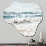 Beach Minimalism Landscape III - Asymmetric Metal Wall Art