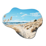 Photo Beach Grass II - Asymmetric Metal Wall Art