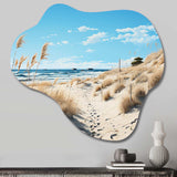 Photo Beach Grass II - Asymmetric Metal Wall Art