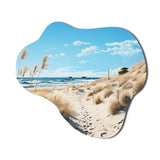 Photo Beach Grass II - Asymmetric Metal Wall Art