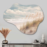 Beach Grass Landscape IV - Asymmetric Metal Wall Art