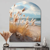 Beach Photo Coastal Harmony I - Asymmetric Metal Wall Art