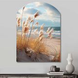 Beach Photo Coastal Harmony I - Asymmetric Metal Wall Art