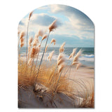 Beach Photo Coastal Harmony I - Asymmetric Metal Wall Art