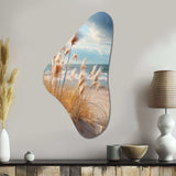 Beach Photo Coastal Harmony I - Asymmetric Metal Wall Art