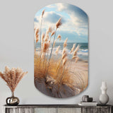 Beach Photo Coastal Harmony I - Asymmetric Metal Wall Art