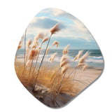 Beach Photo Coastal Harmony I - Asymmetric Metal Wall Art