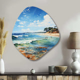 Beach Photo Coastal Impressions VII - Asymmetric Metal Wall Art