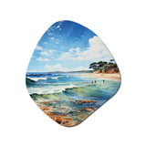 Beach Photo Coastal Impressions VII - Asymmetric Metal Wall Art