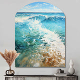 Beach Photo Oceanic Rhythms XII - Asymmetric Metal Wall Art