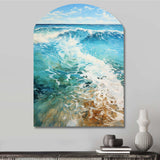 Beach Photo Oceanic Rhythms XII - Asymmetric Metal Wall Art