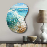 Beach Photo Oceanic Rhythms XII - Asymmetric Metal Wall Art