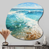 Beach Photo Oceanic Rhythms XII - Asymmetric Metal Wall Art