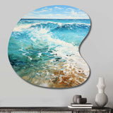 Beach Photo Oceanic Rhythms XII - Asymmetric Metal Wall Art