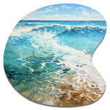 Beach Photo Oceanic Rhythms XII - Asymmetric Metal Wall Art