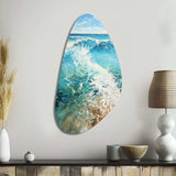 Beach Photo Oceanic Rhythms XII - Asymmetric Metal Wall Art