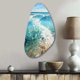 Beach Photo Oceanic Rhythms XII - Asymmetric Metal Wall Art