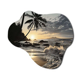 Beach Photo Tropical Escape IV - Asymmetric Metal Wall Art