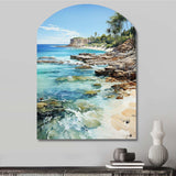 Beach Photo Tropical Paradise III - Asymmetric Metal Wall Art