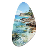 Beach Photo Tropical Paradise III - Asymmetric Metal Wall Art