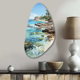 Beach Photo Tropical Paradise III - Asymmetric Metal Wall Art