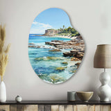 Beach Photo Tropical Paradise III - Asymmetric Metal Wall Art