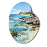 Beach Photo Tropical Paradise III - Asymmetric Metal Wall Art