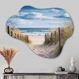 Tranquility Path To Dune Beach I - Asymmetric Metal Wall Art