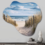 Tranquility Path To Dune Beach I - Asymmetric Metal Wall Art