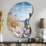 Tranquility Path To Dune Beach III - Asymmetric Metal Wall Art