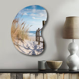 Tranquility Path To Dune Beach III - Asymmetric Metal Wall Art