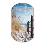 Tranquility Path To Dune Beach III - Asymmetric Metal Wall Art