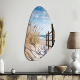 Tranquility Path To Dune Beach III - Asymmetric Metal Wall Art