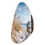 Tranquility Path To Dune Beach III - Asymmetric Metal Wall Art